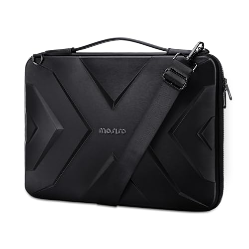 MOSISO Guscio Duro Borsa Tracolla Manica Laptop,15-15,6 Pollici Computer Borsa Compatibile con...