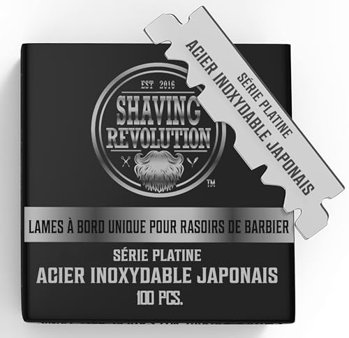 Viking Revolution - Lames Coupe Choux - 100x Lame coupe choux - Lame rasoir coupe choux en acier inoxydable - Kit de Rasage Homme