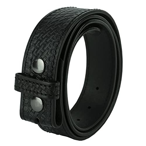 Image of Gelante Genuine Full Grain Leather Belt Strap without Belt Buckle