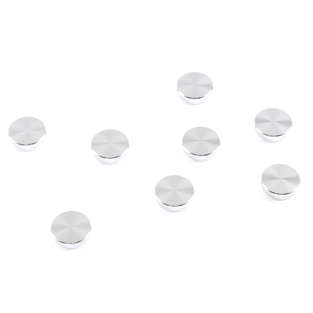 HIRUFAIT Screw Decorative Cover for 2020-2023 Land Rover Defender Accessories, 8 PCS Aluminum Alloy Car Screw Protection Cover Trim (Dashboard Side)