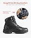 VEVOR Unisex Arbeitsstiefel Kampfstiefel, Schwarz, 43 EU