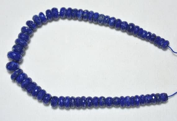 Perles de Lapis Lazuli en fil de 10 pouces pour la création de bijoux en pierre naturelle