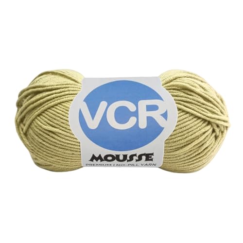 Image of VCR 4ply Dark Biscuit Yarn, 100 Grams Hank, 190 Meters Length, Acrylic Ball for Crochet and Knitting, Soft Crosia Threads, Pack of 1 Yarn, Suitable for DIY Crafts