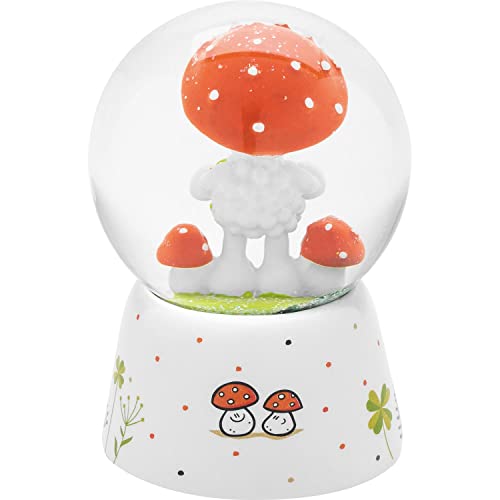 Sheepworld Traumkugel Motiv Glücksbringer | Schneekugel, Glas, Polyresin, Motivdruck | Geschenk Prüfung, Silvester | 47743