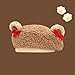 Stylish Duckbill Hat Berets Cartoon Bear Ear Photo Props Duckbill Fashion for Hiking, Camping, Running Women Berets Hats Fash Brown