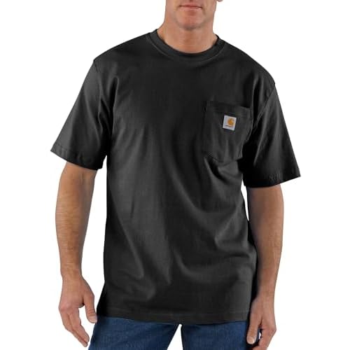 Carhartt Men’s Loose Fit Heavyweight Short-Sleeve Pocket T-Shirt (Also Available in Big & Tall)