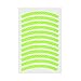 ZHIZHOUNEY Bikes Reflective Sticker Self Adhesive Reflective Decals Bikes Safety Warning Reflective Tape Fluorescent Strips Sticker