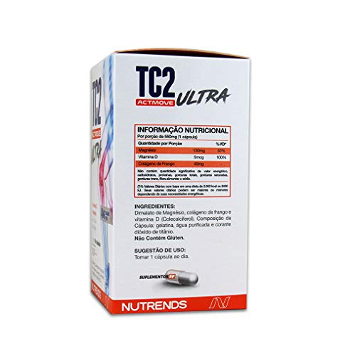 TC2 Actmove ULTRA Colágeno II Vit D + Magnésio (60 Caps)