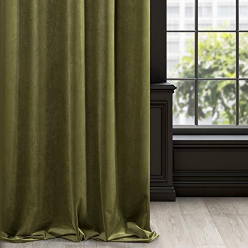 Rideau velours occultant isolant du froid chambre Eurofirany