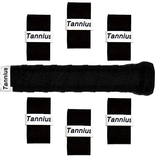 Tannius Fita aderente para raquete de t&ecirc;nis, (pacote com 6 ou 9) ader&ecirc;ncia para t&ecirc;nis com...