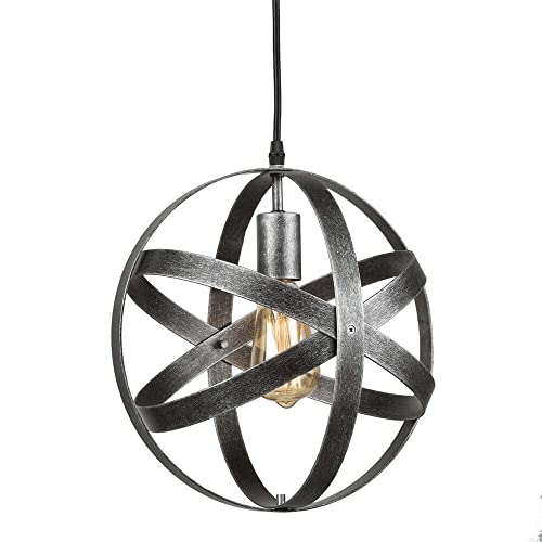 Lampe suspendue vintage en fer doré pour remplacer un éclairage terne dans la maison