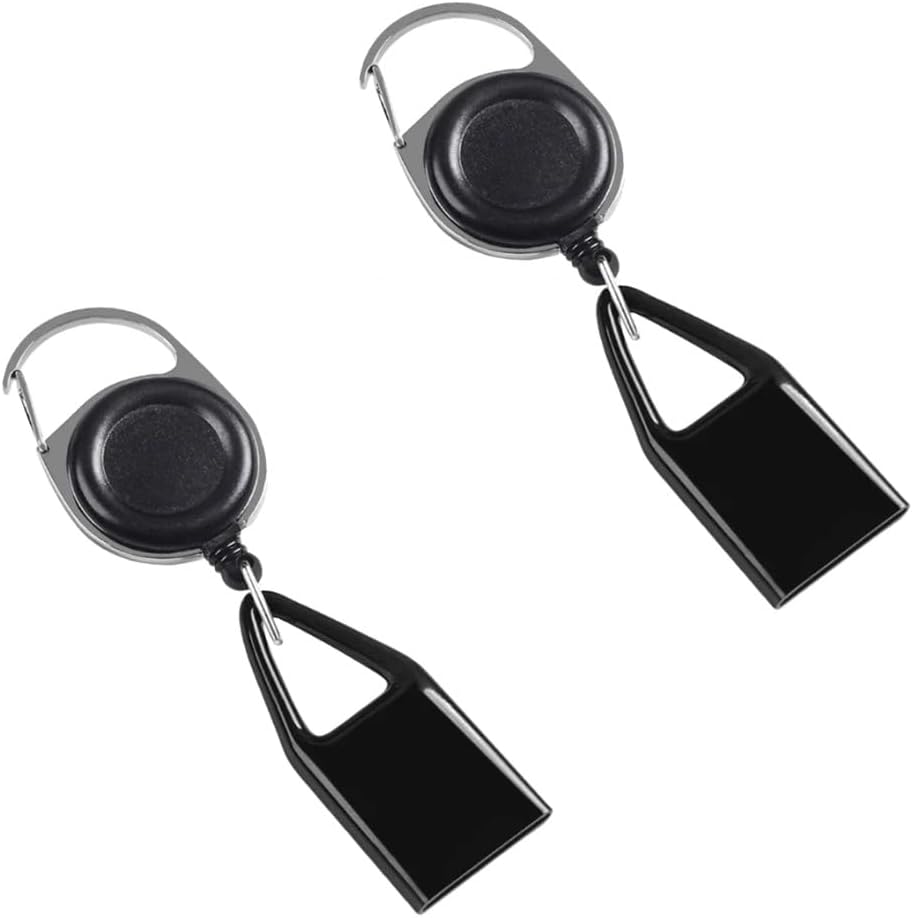 2 Piece Pants Lighter Clip,Retractable Belt,Anti Lost Retractable Lighter Cover Keychain Belt Leash for Fishing Hiking, Protective Cover for Camping House Supplies