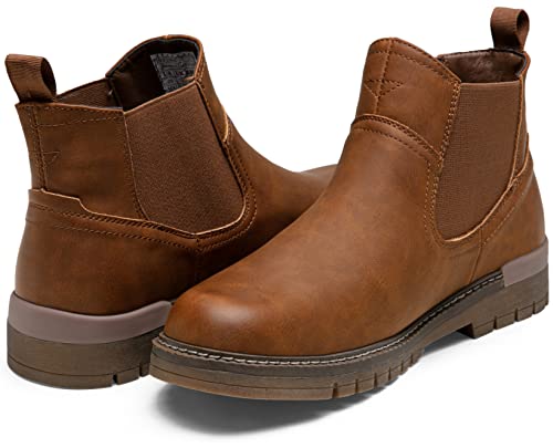 Image of Jousen Chelsea Boots Casual Slip On Ankle Waterproof Mens Boots