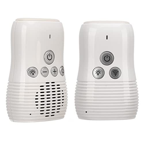 Baby Monitor with 1000ft Range, Night Light Two Way Intercom Noise Detection, (US Plug)