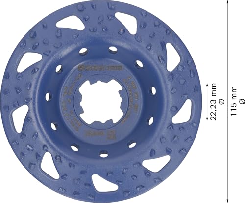 Meule assiette carbure Bosch EXPERT Multi Material Ø 115 mm pour décapage grossier