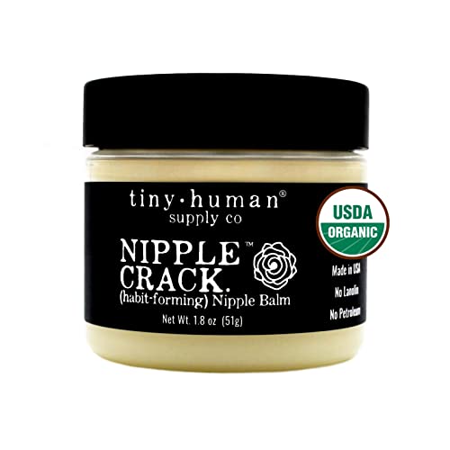 Image of Organic Nipple Cream, Nipple Crack Lanolin Free Nipple Butter, Balm for Breastfeeding Mother, No Need to Wash Off, Safe for Baby and Mama