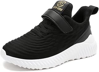 [FKHK] ランニングシューズ 女の子 男の子 スニーカー 厚底 子供靴 マジックテープ キッズ 運動靴 幅広 軽量 スポーツシューズ 通気 柔軟 滑り止め カジュアル クッション性 メッシュ ウォーキング 通学 小学生 かっこいい 運動会