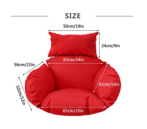 Siège pour fauteuil suspendu épais et imperméable pour soulager le dos sur la terrasse - 7