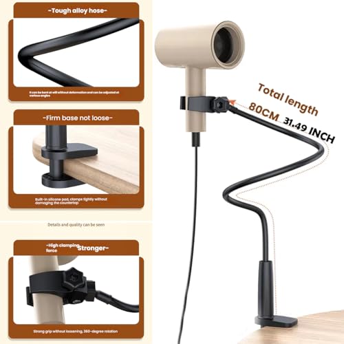 HAISENGO Dog Hair Dryer Stand Holder - Adjustable 31.5