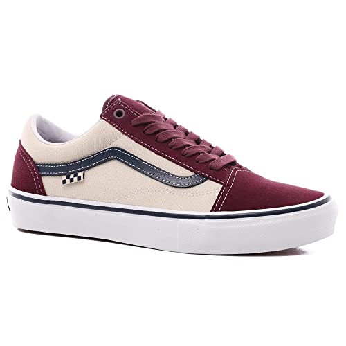 Vans Zapatillas clásicas de skate Old Skool unisex, vino malva, 11 Women/9.5 Men
