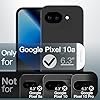 JETech Cover Magnetica per Google Pixel 10a, Compatibile con MagSafe, Custodia Antiurto per Telefono con Retro Opaco Traslucido (Nero)