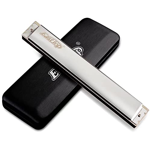 Harmonica Vibrato 28 trous harmonica professionnel oriental top harpe instruments harmonica C key instruments ABS - Les Beatles, Paul McCartney, John Lennon, RIngo Starr, George Harrison Harmonica Vibrato 28 trous harmonica professionnel oriental top harpe instruments harmonica C key instruments ABS – Image 3