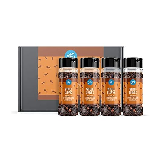 Marca Amazon - Happy Belly - Clavos entero, 4x28g