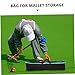 Abaodam Croquet Mallet Cases Croquet Stick Bag Reusable Mallet Holder for Outdoor