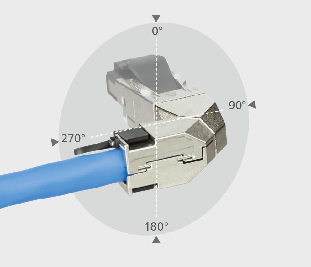 Metz Connect 130E405032-E Feldkonfektionierbarer RJ45 Stecker C6A