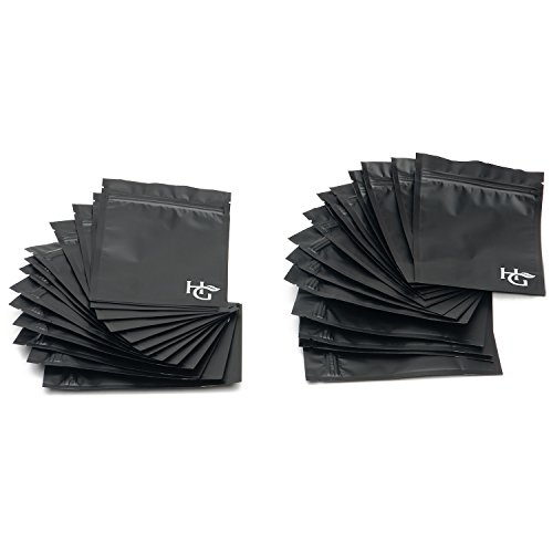 Herb Guard Premium Smell Proof Bags By (8 X 10 Inches) Airtight Seal Keeps Herbs Fresh For Months (Pack Of 15) #TOP4