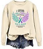 Photo Gallery i wear teal and purple for someone who is missed swearshirt i wear teal and purple hoodie, khika-y, s Photo Gallery i wear teal and purple for someone who is missed swearshirt i wear teal and purple hoodie, khika-y, s