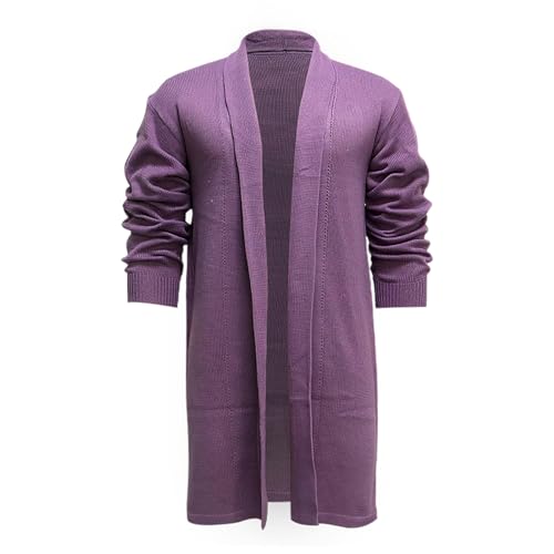 Long Cardigan Sweaters for Men Shawl Collar Sweater Open Front Cardigan Long Sleeve Knit Cardigan Fashion Oufits