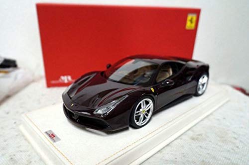 Amazon | MRコレクション フェラーリ 488 GTB 1/18 ミニカー 茶系