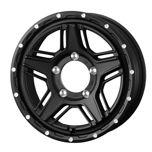 WEDS ADVENTURE MUD VANCE 07 17インチ 5H PCD114.3 7.0J +40 FULL MAT BLACK 【0040537】