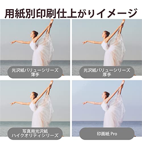 エレコム 写真用光沢紙 薄手 2L判 EJK-TVL2L100