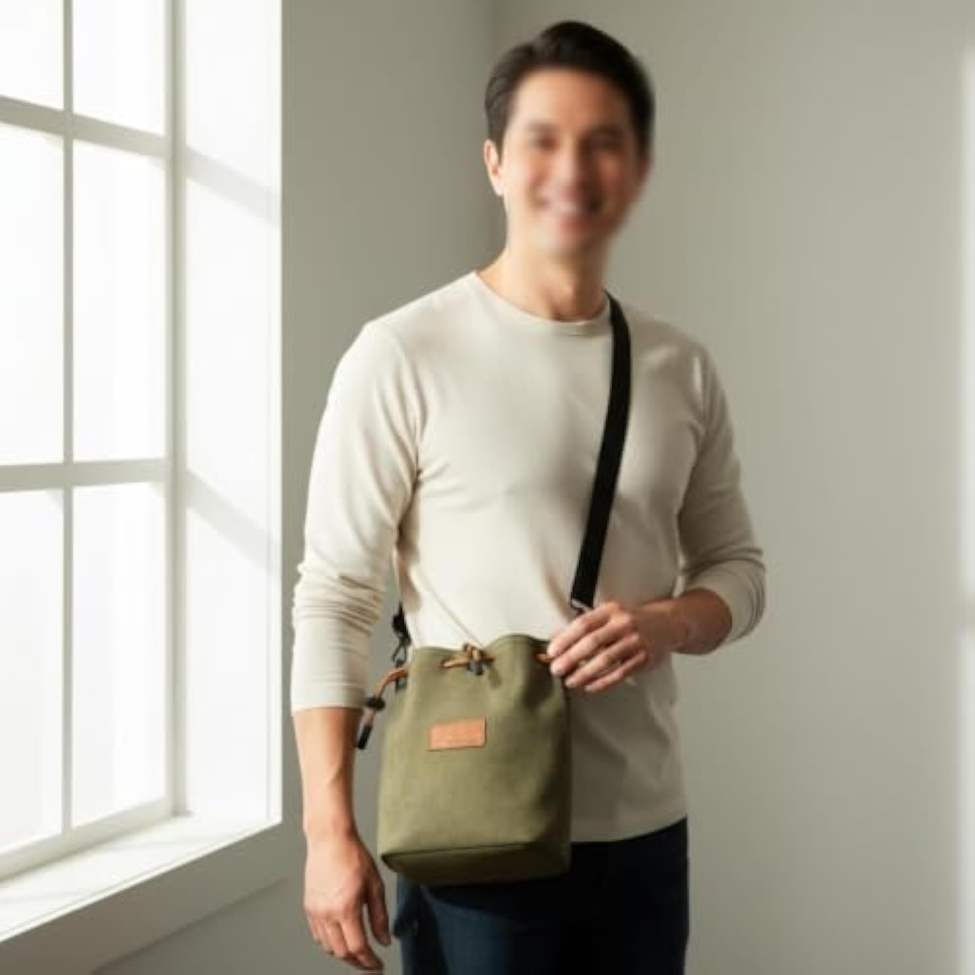 Portable Shockproof Drawstring Camera Pouch for Photographers