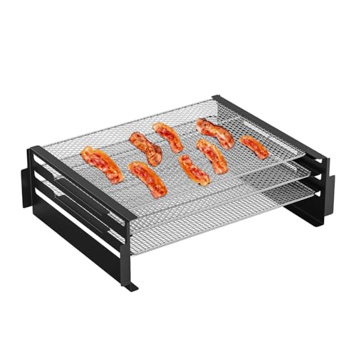 SafBbcue Jerky Grill Racks for Camp Chef Pellet Grill Replacement Parts SmokePro LUX 36, PG36LUX, SmokePro LUX 36, Smoke Pro SGX 36 Pellet Smoker Grills Jerky Smoking Racks Smoking Beef Jerky
