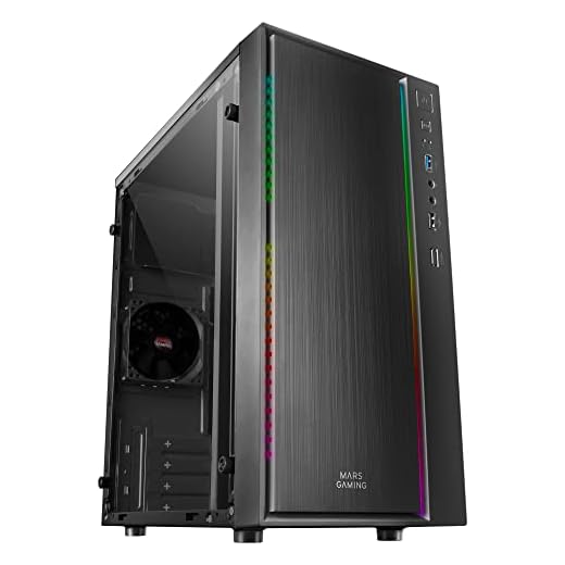 MARSGAMING MCM PC-hölje, Svart