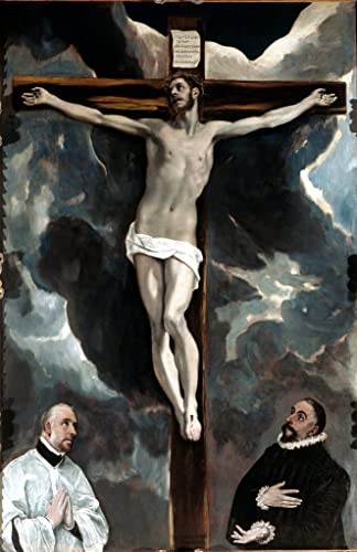 Cuadro en lienzo de El Greco, la Crucifixión ideal para decorar tu oficina