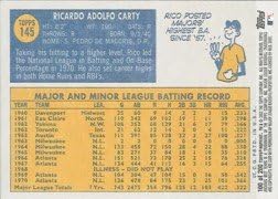 Miniatura 2 de 2002 Topps Archives Baseball Card #100 Rico Carty