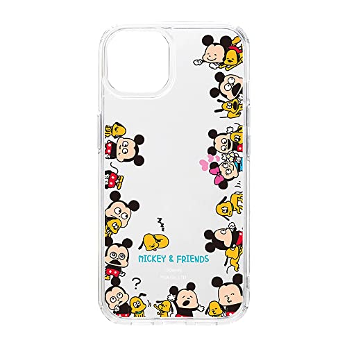 Premium Style �ɂ��ނ�䂤���� iPhone 14/13�p �n�C�u���b�h�P�[�X �~�b�L�[&�v���[�g PG-DUPT22K01MKY
