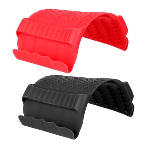 MAGICLULU 2pezzi Protezioni Antitaglio Dita in Silicone Per Affettare Guardie Per Mani Resistenti e Facili Da Pulire Accessori Cucina Per Taglio Sicuro Di Verdure e Frutta
