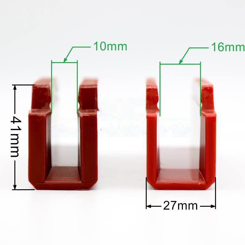 10PCS B029D 57605173 Elevator Guide Shoe Insert Use for 3300 3600 5500 L120mm Groove W10/16mm