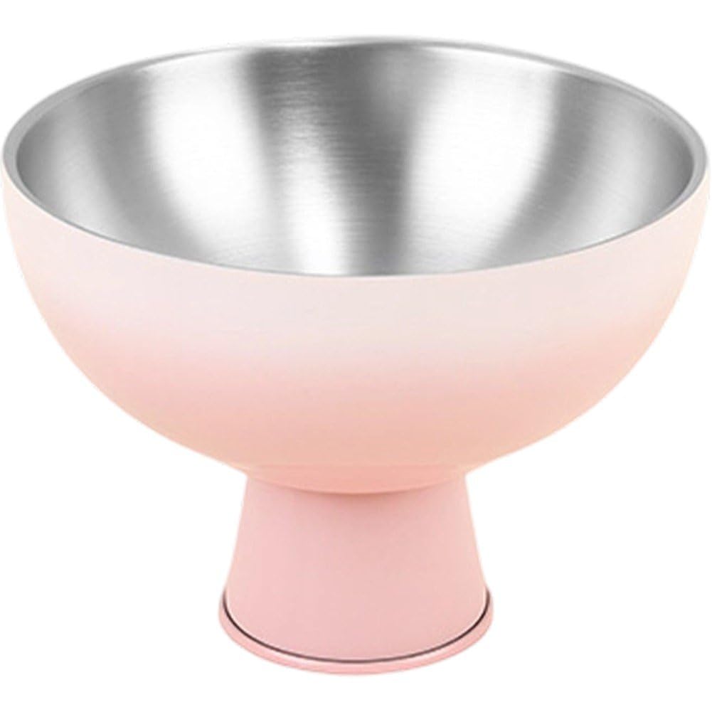 Fituenly Stainless Steel Footed Ice Cream Bowl, Dessert Cups for Sundae Salad Trifle, Serving Dishes for Fruit Pudding Appetizer, Household Kitchen Tools