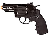 ASG Dan Wesson CO2 Powered Airsoft Revolver, Black, 2.5