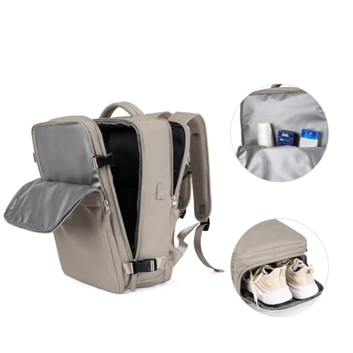 Birdesc Backpack, Levette Bag, Birdesc 25l, Waterproof Large Capacity with Separate Shoe Compartment (Purple)2