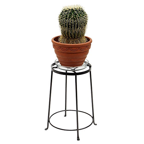 Achla Designs Fb-32 Argyle Iii Wrought Iron Plant Stand, 18" H, Graphite #TOP1