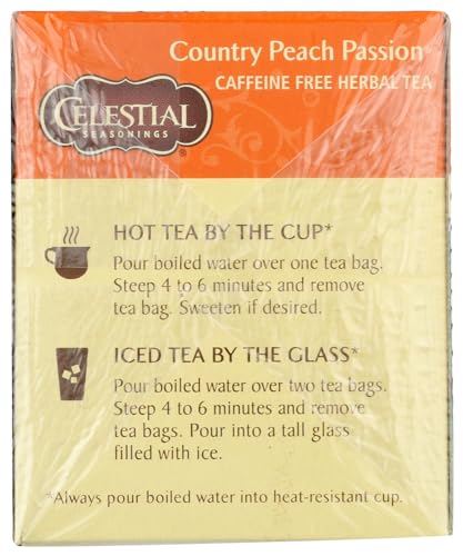 Celestial Seasonings Herbal Tea,Country Peach Passion, (2 Pack) - Image 3