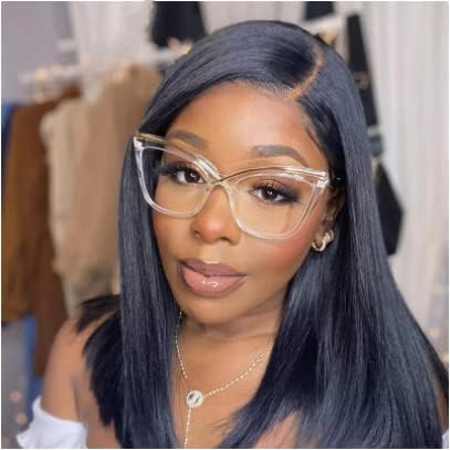 FEISEDY Women Oversized Square Blue Light Blocking Glasses Anti Eyestrain Cat Eye Fashion Eyewear B2956 - Image 5