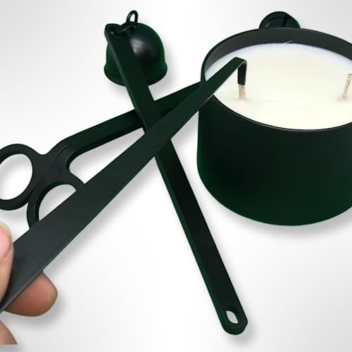 Candle Wick Trimmer & Flame Snuffer Kit (Silver Classic)